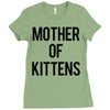 mother of kittens Ladies Fitted T-Shirt