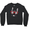 frenchie hipster Crewneck Sweatshirt