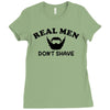 real men Ladies Fitted T-Shirt