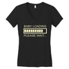 baby loading Women's V-Neck T-Shirt