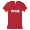 sarcasm  funny comic technology laugh Women's V-Neck T-Shirt