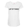 lost of things Maternity Scoop Neck T-shirt