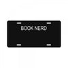 book nerd License Plate