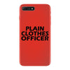 funny t shirt plain clothes officertee iPhone 7 Plus Case