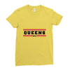 Queens Nyc Ladies Fitted T-Shirt