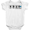 rock paper scissors hadouken Baby Onesie