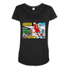 roy of the rovers ideal birthday present or gift Maternity Scoop Neck T-shirt