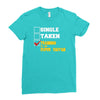 single taken trainin to go super saiyan Ladies Fitted T-Shirt
