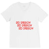 Red Sparrow V-Neck Tee