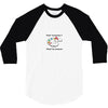 Paint Somerhing it Might Be Wordless 3/4 Sleeve Shirt