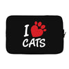 I Love Cats Laptop cover