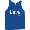 love  funny weapons retro war urban art guns knife cool peace Tank Top
