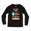 walk away i have anger issues and a serious dislike for stupid people Long Sleeve Shirts