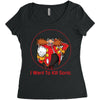 I Want To Kill Sonic Women's Triblend Scoop T-shirt