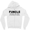 Funcle Like Dad, Only Cooler Zipper Hoodie