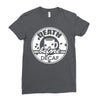 death before decaf coffee Ladies Fitted T-Shirt