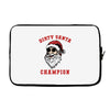 dirty santa champion Laptop sleeve