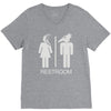 restroom for the recently deceased V-Neck Tee
