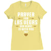 Prayer for Las Vegas, Our Heart Is With You, 2017 Ladies Fitted T-Shirt