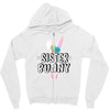 sister bunny Zipper Hoodie