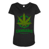 cannabis for medical use only Maternity Scoop Neck T-shirt