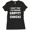 gravity check Ladies Fitted T-Shirt