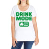 drink mode on (2) Ladies Curvy T-Shirt