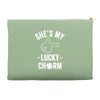she's my lucky charm Accessory Pouches