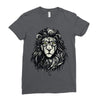 nerd  lion Ladies Fitted T-Shirt