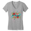 happy mother Women's V-Neck T-Shirt