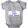 love comes from where Baby Onesie