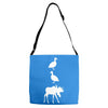duck duck moose funny Adjustable Strap Totes
