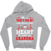 There's This Boy Who Stole My Heart He Calls Me Grandma Zipper Hoodie