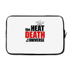 the heat death of the universe Laptop sleeve