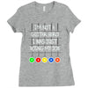 im not a guitar hero i was just doing my job Ladies Fitted T-Shirt