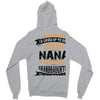Super Cool Nana Of A Freaking Awesome Granddaughter Zipper Hoodie