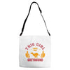 This Girl Loves Her Greyhound Adjustable Strap Totes