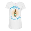 happy father's day Maternity Scoop Neck T-shirt