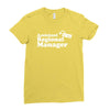 assistant (to the) regional manager Ladies Fitted T-Shirt