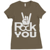 rock you Ladies Fitted T-Shirt