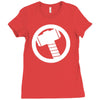thor logo avengers marvel Ladies Fitted T-Shirt
