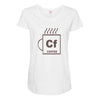 coffee Maternity Scoop Neck T-shirt