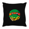 pizza turtle Throw Pillow