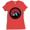 mountain bike Ladies Fitted T-Shirt