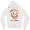 love me love my ginger beard Zipper Hoodie