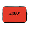evolution of a rugby player t shirt top all black mens Laptop sleeve
