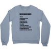 rules for dating my daughter shirt t shirt perfect father's gift Crewneck Sweatshirt