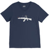 banksy style ak47 art   funny V-Neck Tee