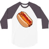 hotdogs on a bun 3/4 Sleeve Shirt