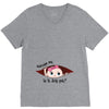 July Peeking Out Baby Girl V-Neck Tee